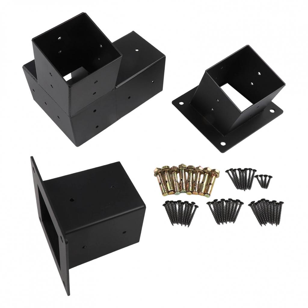 Wall Mounted Pergola Brackets For Slanted Roofs Hardware For 4x4 Posts