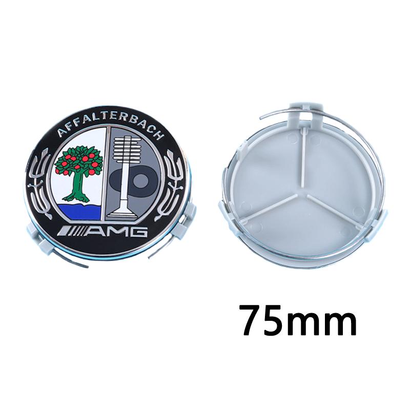 4pcs 75mm Car Wheel Center Caps Hub Caps Rims Cover For Mercedes Benz AMG A B C S Class E GLA CLA GLB GLE GLK GLS Accessories