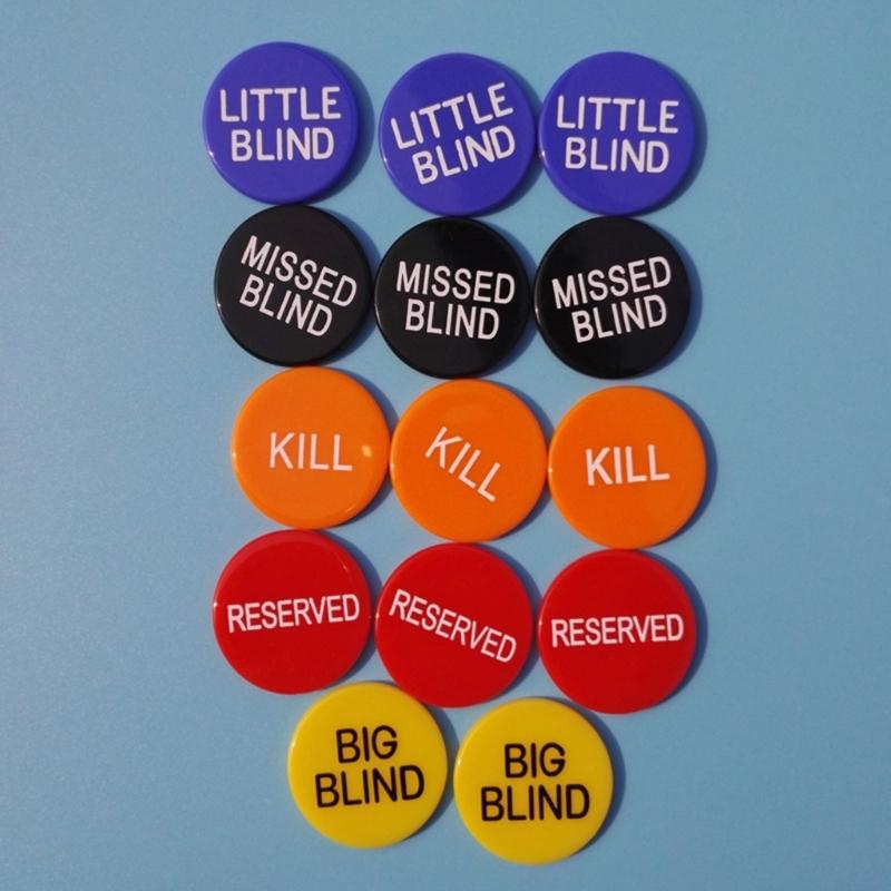 Missed Blind Button Poker Button Dealer Button Button Poker Chip Boat Button Set