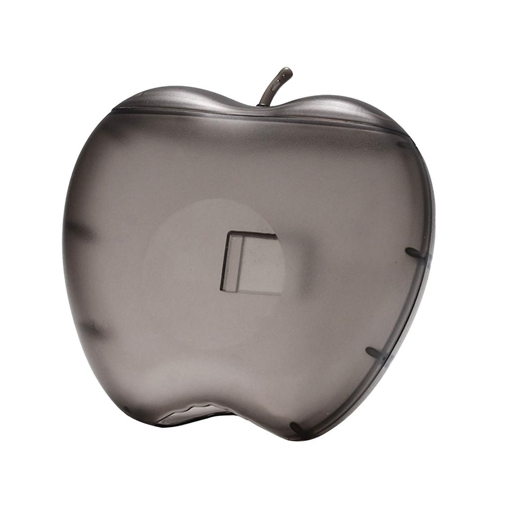 Wall-mounted Cling Film Sleeve Boxes Extractable Apple-shaped Cling Film Dispenser Punch Free Practical for Kitchen Bathroom