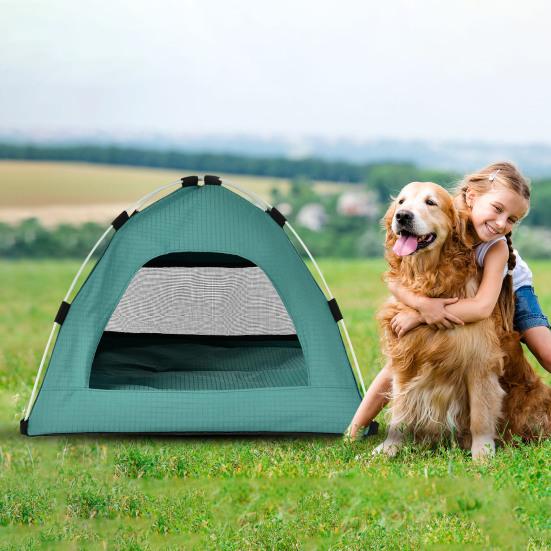 Cat Tent Bed Foldable Puppy Kennel Indoor Outdoor Pet Cave House Cool Pet Camping Tent for Cats And Small Dogs Rabbits