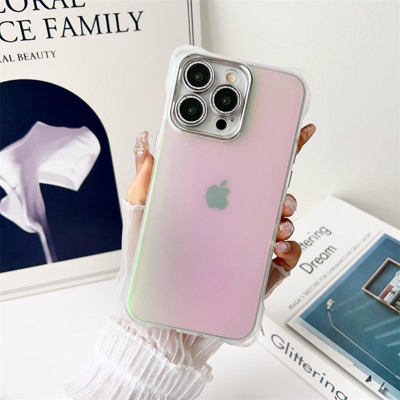 

Новый роскошный матовый чехол с четырьмя углами и блестящей пленкой для линз для iPhone 15 Pro Max 14 Plus 13 12 Pro 11. Чехлы «все включено» с защитой от падения. iPhone 11 белый