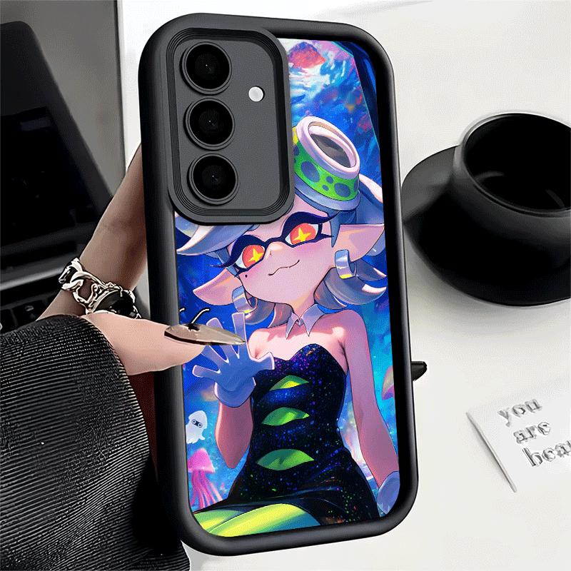 Phone Case for Samsung Galaxy A17 A16 A15 A14 A13 S-Splatoons Game A56 A36 A26 A55 A35 A25 A54 A34 A24 A53 A33 A23 A07 A06