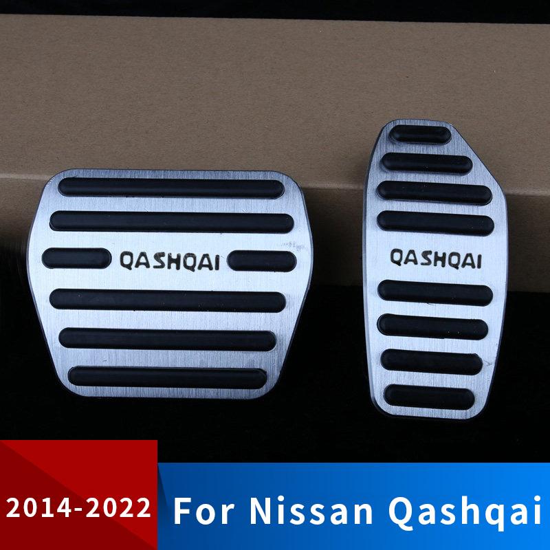 

Алюмінієва гальмівна накладка педалі акселератора автомобіля для автомобіля Nissan Qashqai j11 2014-2017 2018 2022 аксесуари MT Silver Red