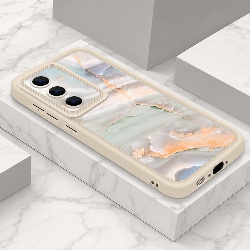 Watercolor Marble Case For Samsung S26 S25 Ultra S24 S23 S22 S21 FE A18 A54 A55 A16 A26 A36 A56 A17 A27 A37 A57 5G Shockproof Bumper Cover