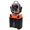 Ventilador de Camping Recargable con Cubo de 6L Luz LED Control Remoto Batería de 20000mAh Ventilador Portátil para Tienda de Camping para