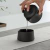 Edenus Black Iron Glaze Quick Brew Travel Tea Set