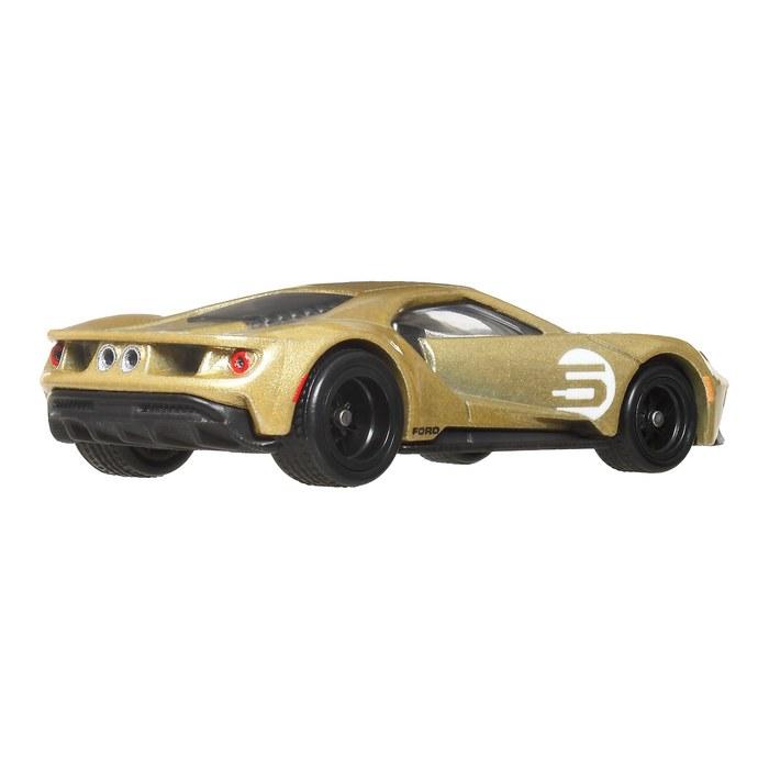 Hot Wheels Boulevard '17 Ford GT Vehicle Toy Car, 1/64 Scale, Gold, JBL15