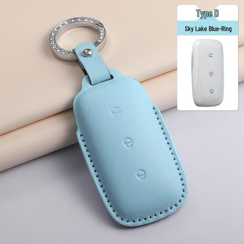 Geely New Galaxy Starship 7 EM-i Macaron Green Key Case with Buckle for L6L7 e5 e8 Cars