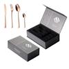 Qianxing 24-Piece Rose Gold Stainless Steel Cutlery Set