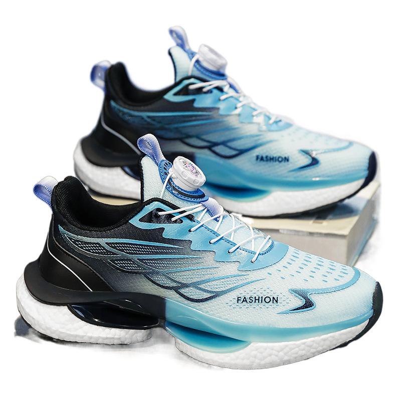 Domestic products joint autumn new autumn and winter sports leisure running height increase rotating button shoes