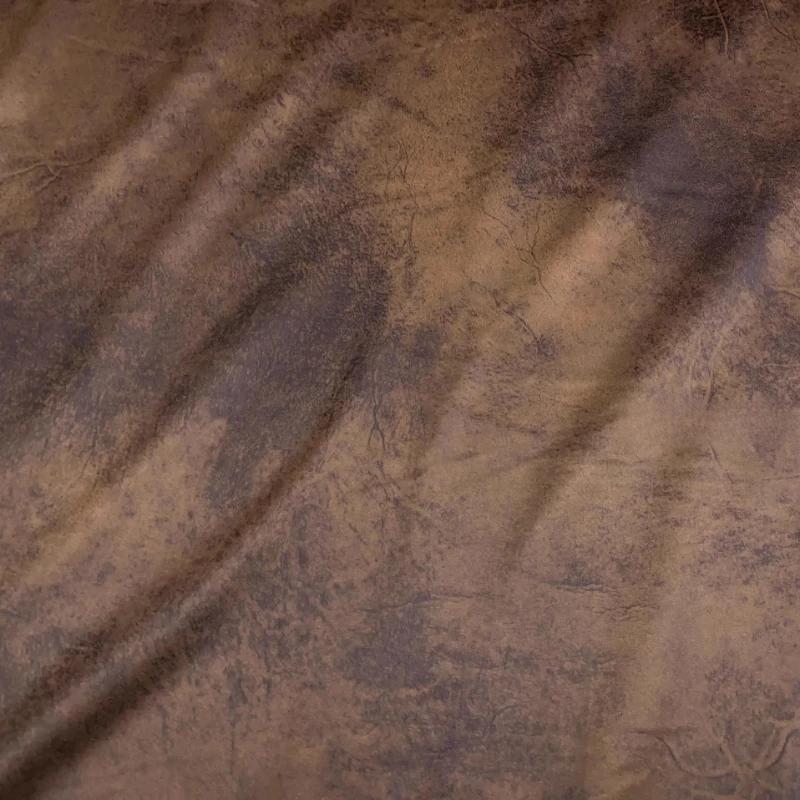 100x150cm Vintage Texture Leather Fabric for DIY Sewing Bag Sofa Pillow Jacket Half Skirt Clothing Designer Fabric