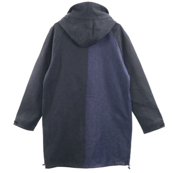 Brand new HB Big Hood Silky Denim Mod coat M Long coat Denim jacket Men's Used