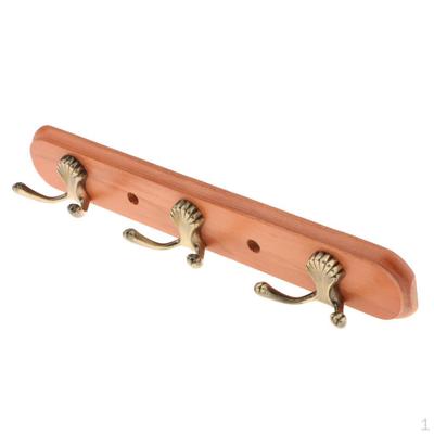 Clothes Coat Rack/Rail Robe Hook Entryway Hanging Bracket Holder