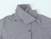 2025 Women's Autumn/Winter European-American Casual Loose Long Sleeve Slanted Button Shirt