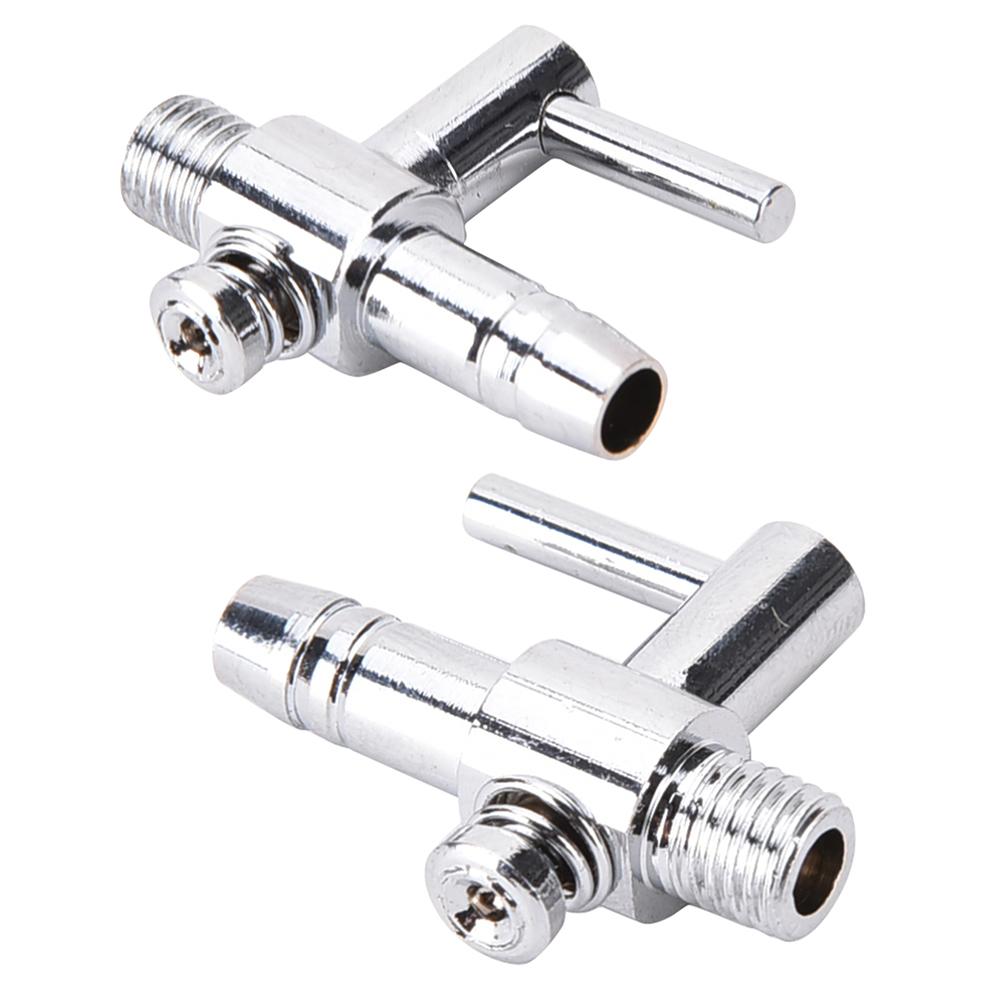1Pc Thread Stainless Steel Aquarium Air Flow Distributor Lever Control Valve