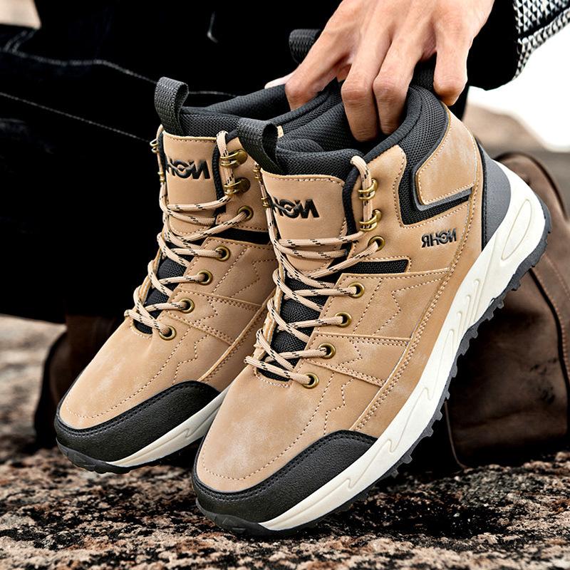 2025 New Men's Shoes Hiking Shoes Autumn Hiking Casual Shoes Men's Outdoor Couple Travel Sports Shoes 2025