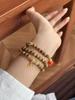 Women's Hainan Agarwood Double Wrap Bracelet, 6mm Round Beads - Perfect New Year Gift and Cultural Accessory.