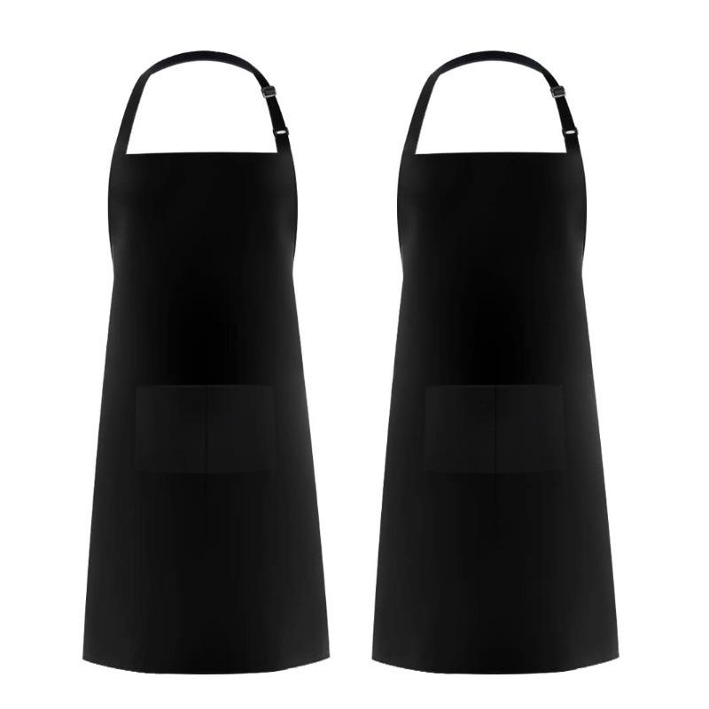 Apron with yoke-adjustable with pockets, kitchen aprons family, apron for Chef, Catering, bakery, work clothes for hairdresser