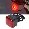 Bike Rear Light Rechargeable IP55 Water Proof Battery Display Brake Sensing Bike Tail Light with 6 Light Modes for Night Cycling