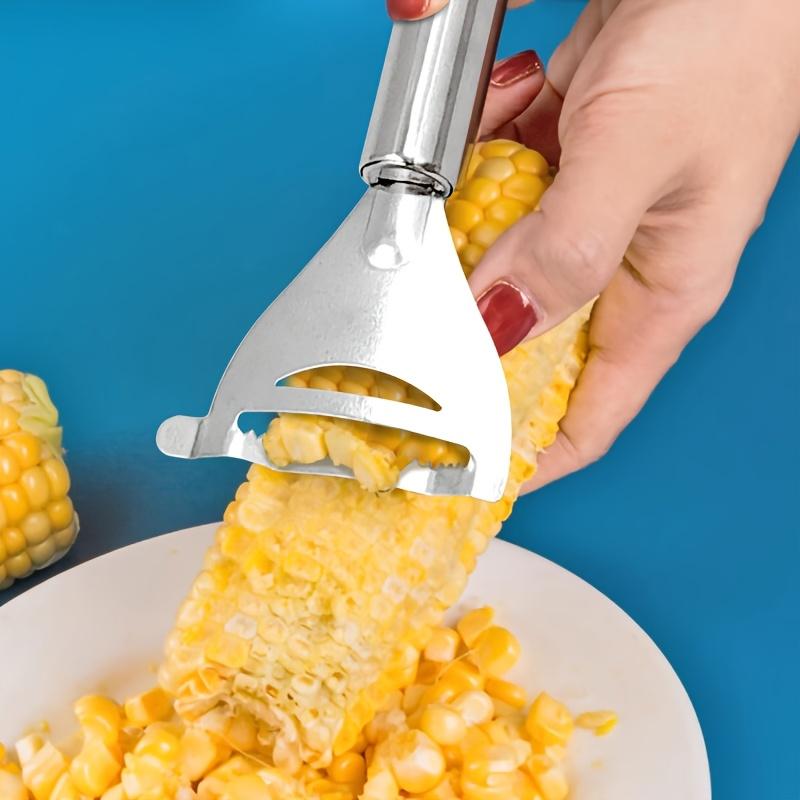 

1PC Corn Peeler and Vegetable Peeler, Multi-purpose, Ergonomic Kitchen Tool with Serrated Blade