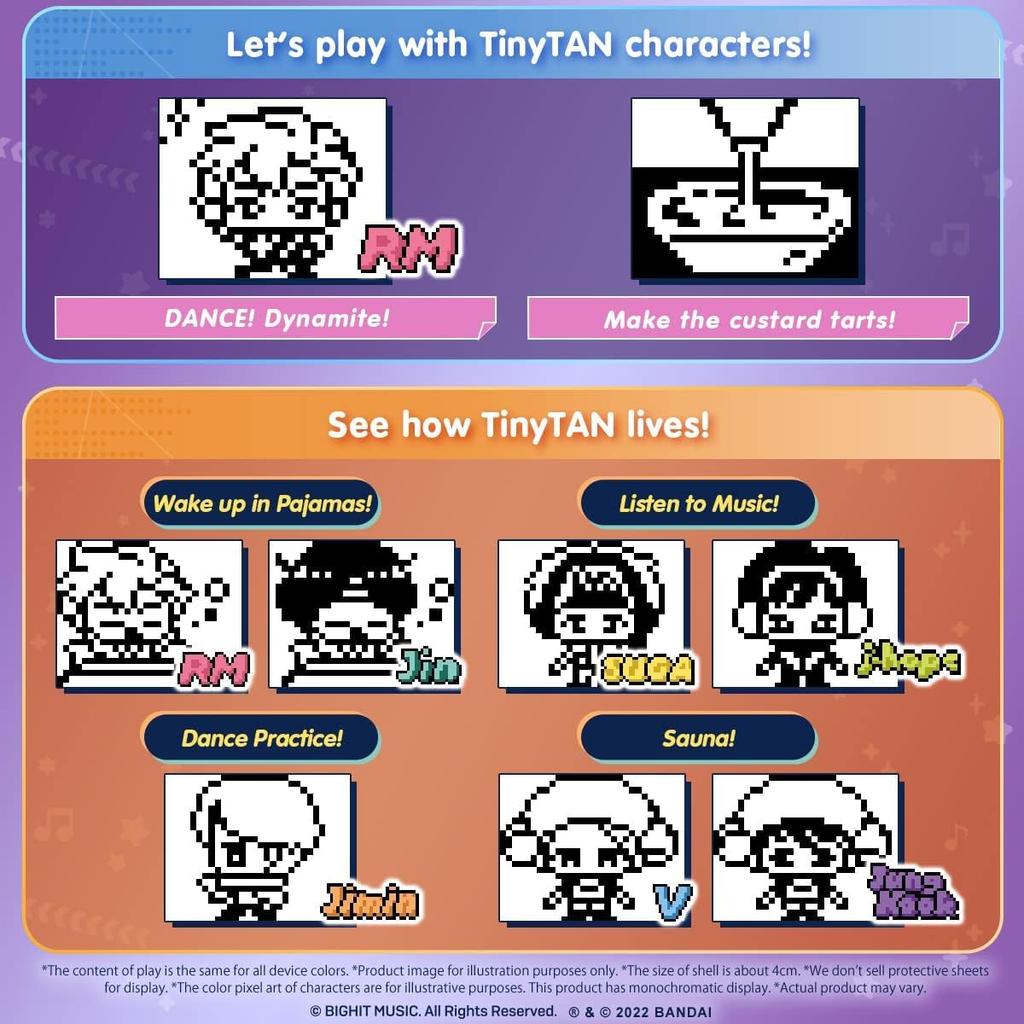 Tinytan Tamagotchi V Bandai Bts