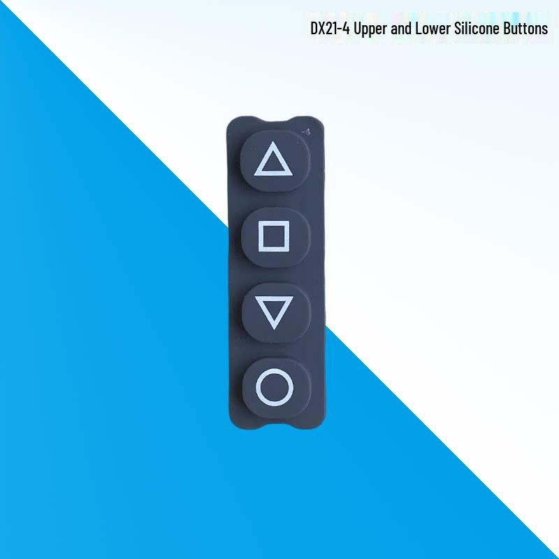 Wireless Remote Control Silicone Buttons - 8-Key and 4-Key Versions Available
