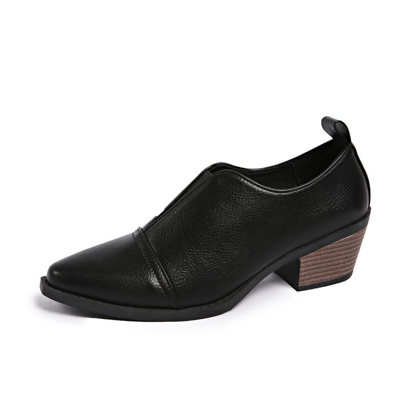 Fashion Designer Pointed Toe Women's Shoes Mid Heels Elegant Shoes Fashion Leather Woman Pumps 2025 Summer New Dress Sandalias De Mujer