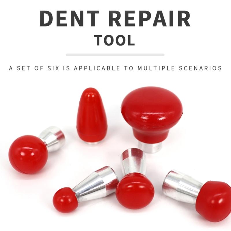 Nástroj na opravu promáčklin auta Příslušenství Odstraňování důlků Vyrovnávací kladiva Náhradní hlavy Barva Poklepávací pero Hlava pera