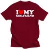 Funny I Love Heart My Girlfriend T Shirts Graphic Mdl Streetwear Short Sleeve O-Neck Birthday Gift T-shirt Mens Clothing