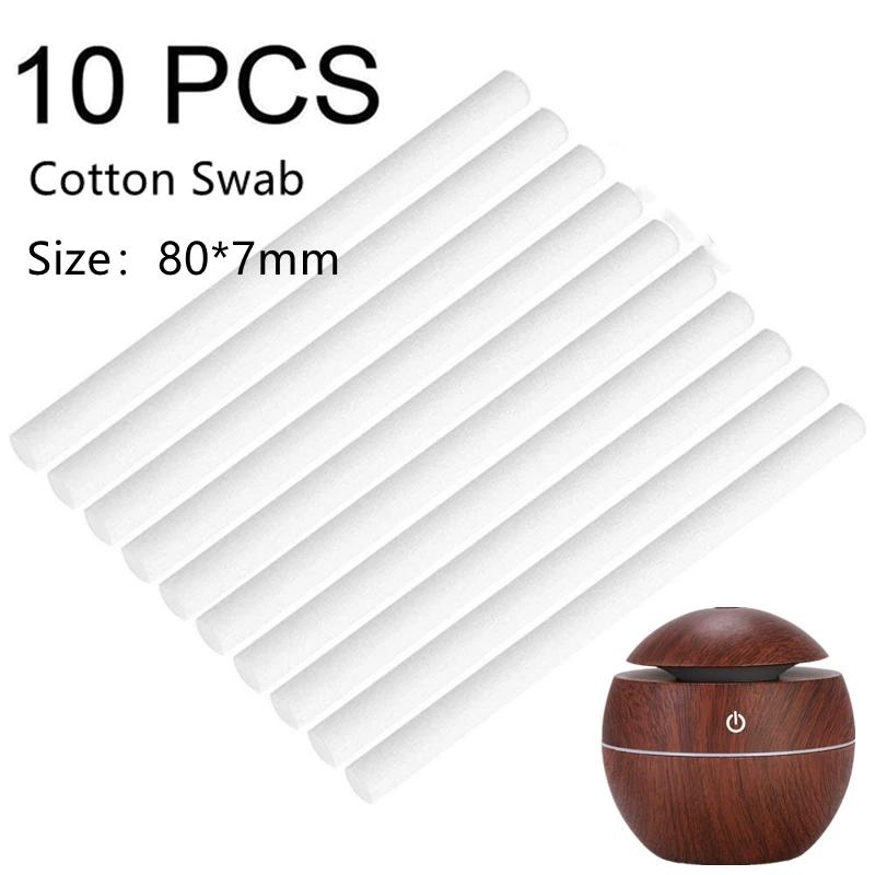 50pcs 8*98mm Humidifiers Filters Cotton Swab For Usb Air Ultrasonic Humidifier