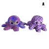 Cute Octopus Plush Toys Double-sided Flip Octopus Soft Reversible Stuffed Mood Octopus Gifts for Kids Family Friends