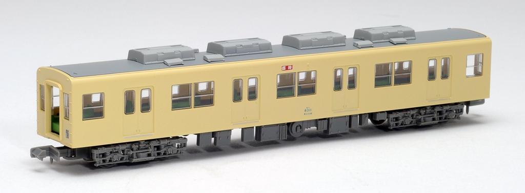 Tomytec GeoColle Railway Collection Tobu Railway 8000 Series 8111 Formation Sage Cream Tobu Museum Dynamic Preservation Formation Set 268581 First