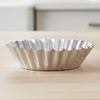 10-50PCS Reusable Aluminum Alloy Egg Tart Mold Cookie Cupcake Baking Mold Muffin Baking Cup Egg Tart Pan Mold Eco-Friendly