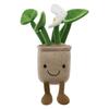 Simulation Flower Creative Succulent Plush Toy Simulation Sunflower Potted Plant Home Decoration Doll