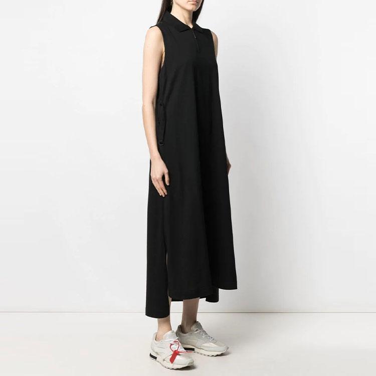 Y-3 SS21 Polo Neck Sleeveless Dress Women Dresses Black GV4354