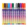 12 Colors Nail Art Pens Quick Drying Acrylic Nail Polish Pens for   Home Salon Manicure Tools