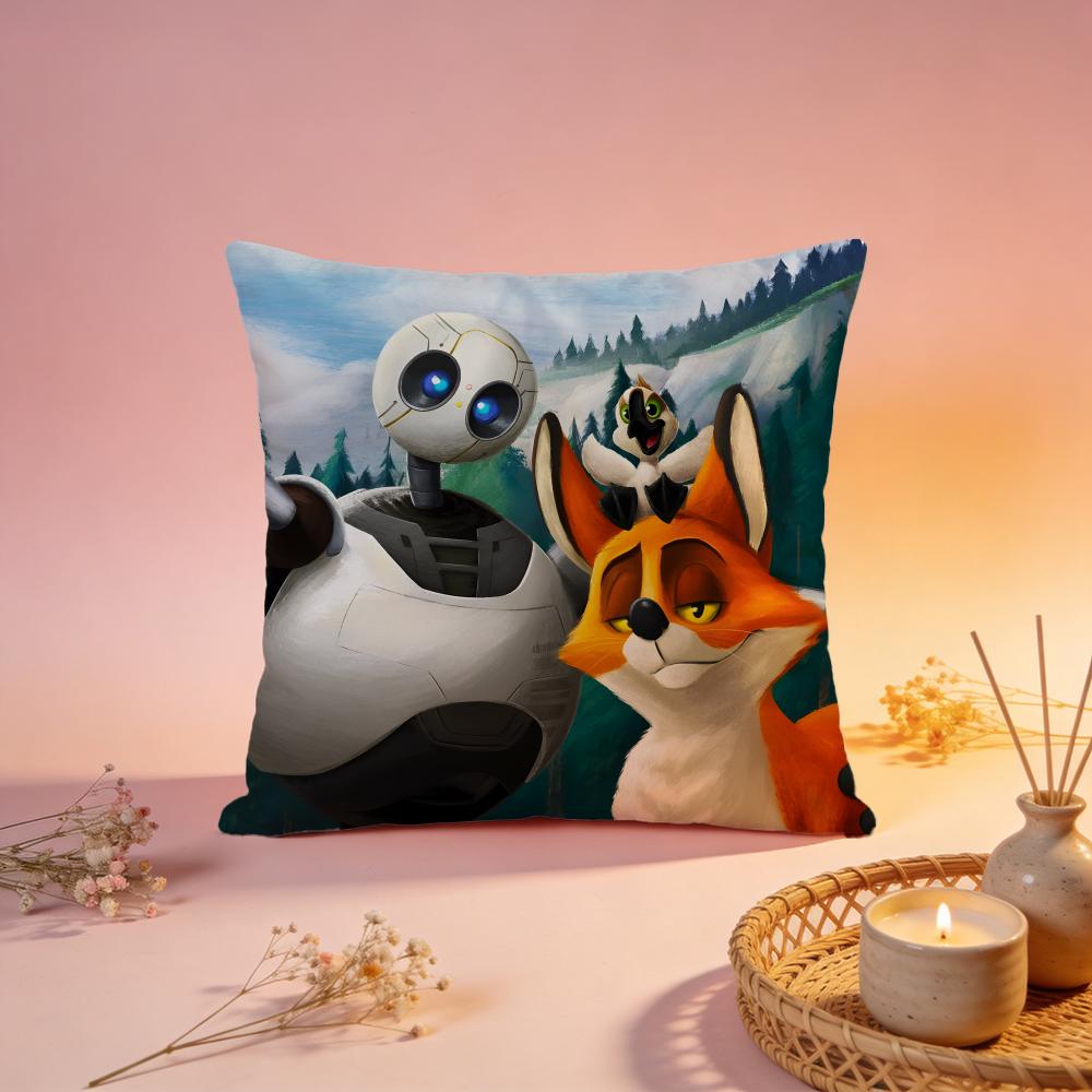 Fashion TThe Wild Robotful Cushion Cover Comfortable Durable Pillow Cover MultiScene for Home Office Car Sofa