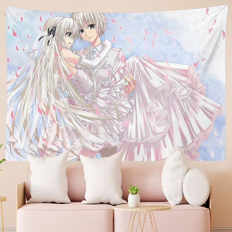 

Yosuga no Sora Sora Kasugano Tapestry Kawaii Anime Girl Wall Hanging 2D Otaku Decor for Bedroom Dorm Soft Print Wall Art 74x94cm(29x37in)
