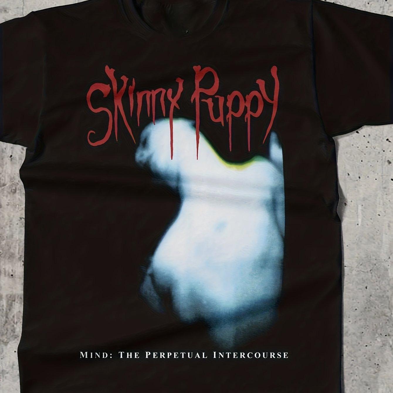 Unisexs Skinny Puppy Graphic Tshirt Summer Unisexs And Unisexs Loose And Breathable Cotton Tshirt Top 4XL