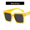 Square Big Frame Sunglasses 2022 - Trendy Hip Hop Club Style