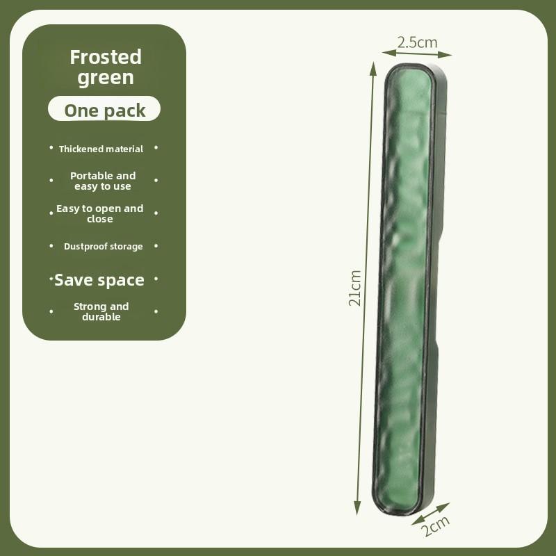 Household Portable Water Ripple Travel Compact and Portable Toothpaste and Dental Utensils Dustproof Storage Box