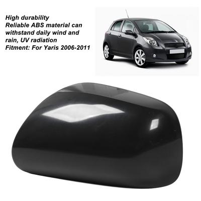 New 1Pc Door Wing Mirror Cover Left Side Compatible For Toyota Yaris 2006-2011 Automobile Rear View Mirror Housing Covering Cap