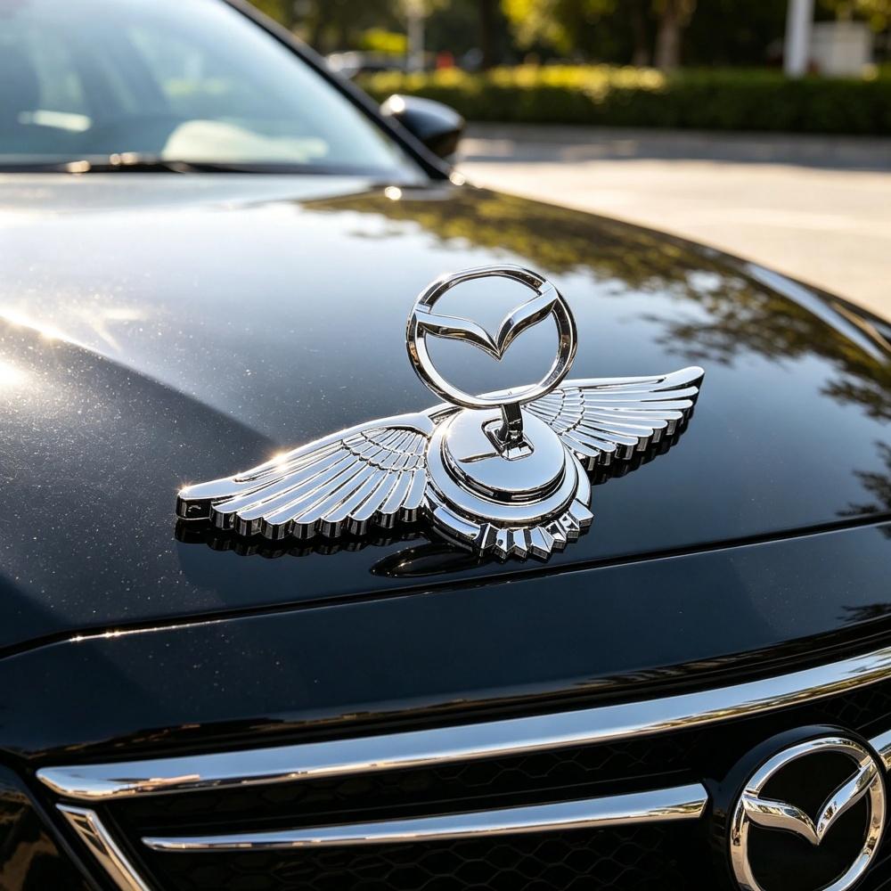 3D Car Hood Logo Badge Sticker for Mazda CX3 CX4 CX5 CX7 CX8 CX9 CX30 Mazda 3 5 6 MX5 RX7 Atenza Axela Decor 15YG