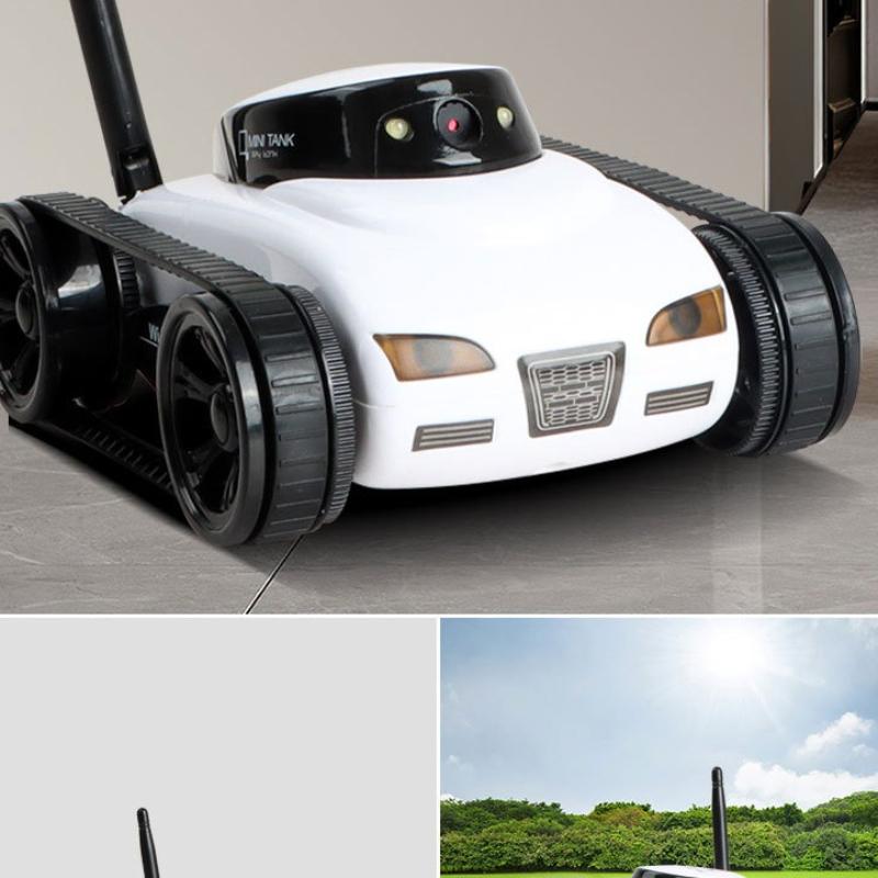 Wifi Mobile Phone Remote Control Four-channel Real-time Transmission Camera Small Tank Crawler Walking