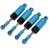 4pcsset Metal Adjustable Shock Absorber for MN 116 Remote Control Car Model Upgrade PartsBlue