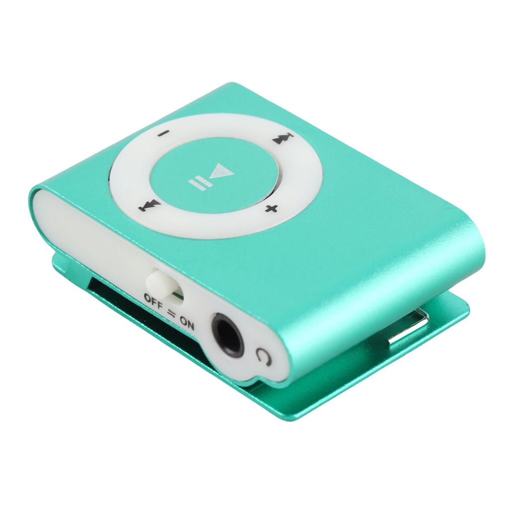 Mini Portable USB MP3 Player Mini Clip MP3 Waterproof Sport Compact Metal Mp3 Music Player with TF Card Slot