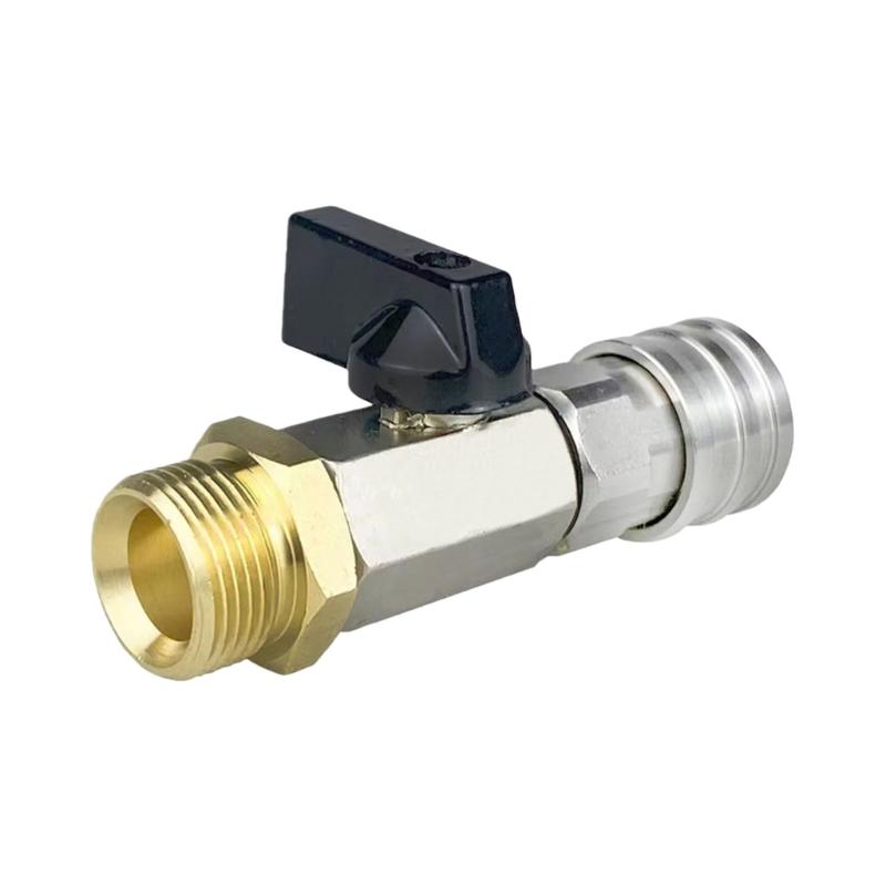 Universal Leak Resistant 1/4 Inch High Pressure Hose Connector Coupler Metal Valves Adapter For Water Sprayed Guns