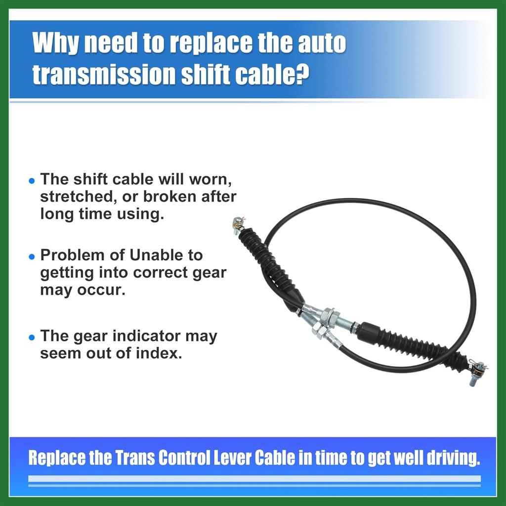 Motoforti Automatik-Schaltkabel Getriebe-Schaltkabel Ersatz Passend für Polaris RZR Razor 800 (Alle Modelle) 2008-2014 UTV Langlebig