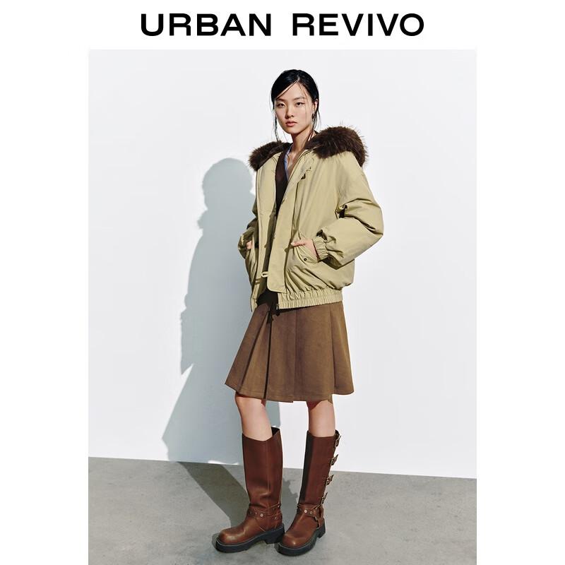 UR 2025 Winter Damen Daunenjacke mit Kapuze